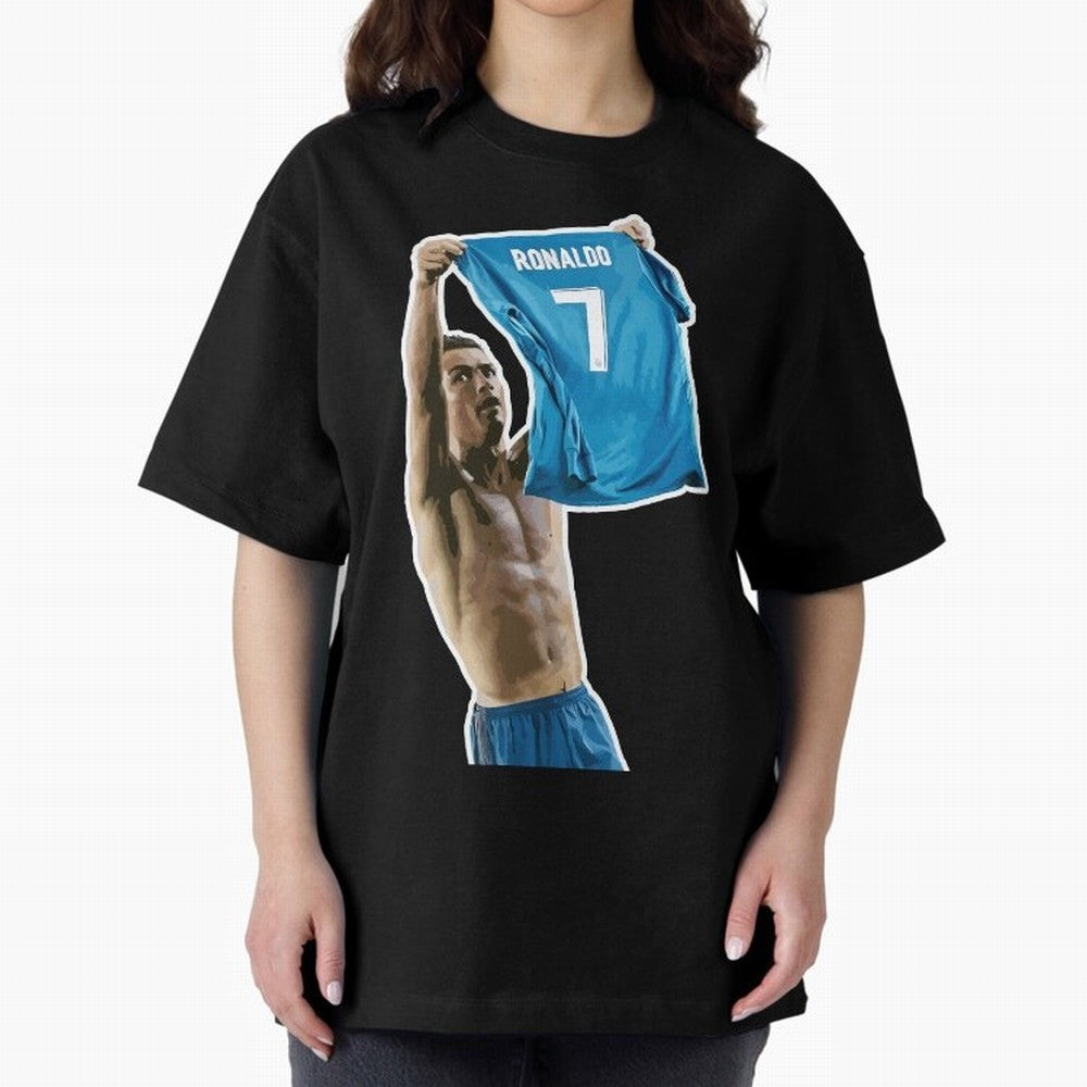 Cristiano Ronaldo Oversized T-Shirt Bring the FIFA World Cup 2026 USA Canada Mexico Journey through CR7 and Messi Highlights, Netherlands Pride, Game Day Rituals, Football Legends, Country Pride and the Road to the Final; Perfect for People Who