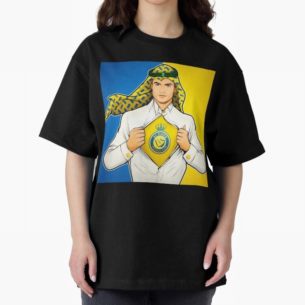 Al Nassr Cr7 Oversized T-Shirt Show Championship Spirit for the FIFA World Cup 2026 Group Stage Journey through Mbappe Highlights, Spain and Netherlands Pride, Global Supporter Spirit, Legendary Goals, National Colors and Tournament Celebration;