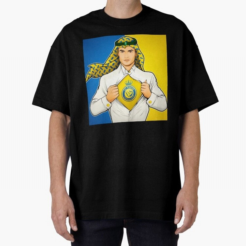Al Nassr Cr7 Oversized T-Shirt Show Championship Spirit for the FIFA World Cup 2026 Group Stage Journey through Mbappe Highlights, Spain and Netherlands Pride, Global Supporter Spirit, Legendary Goals, National Colors and Tournament Celebration;