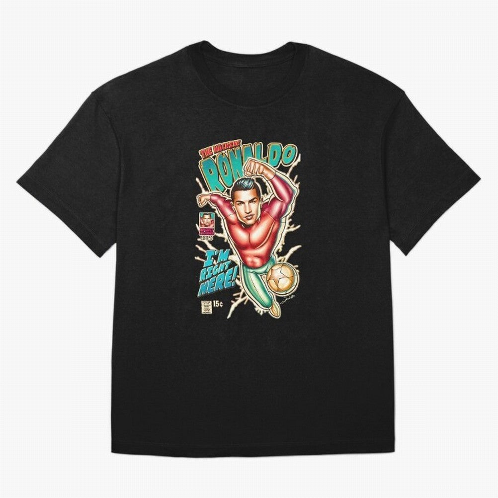 Cristiano Ronaldo CR7 Cristiano Ronaldo Oversized T-Shirt Enjoy Global Football Passion for FIFA World Cup 2026 Group Stage, Built around Haaland and Mbappe, Portugal, Sports Nostalgia, International Competition, Famous Players and Unforgettable