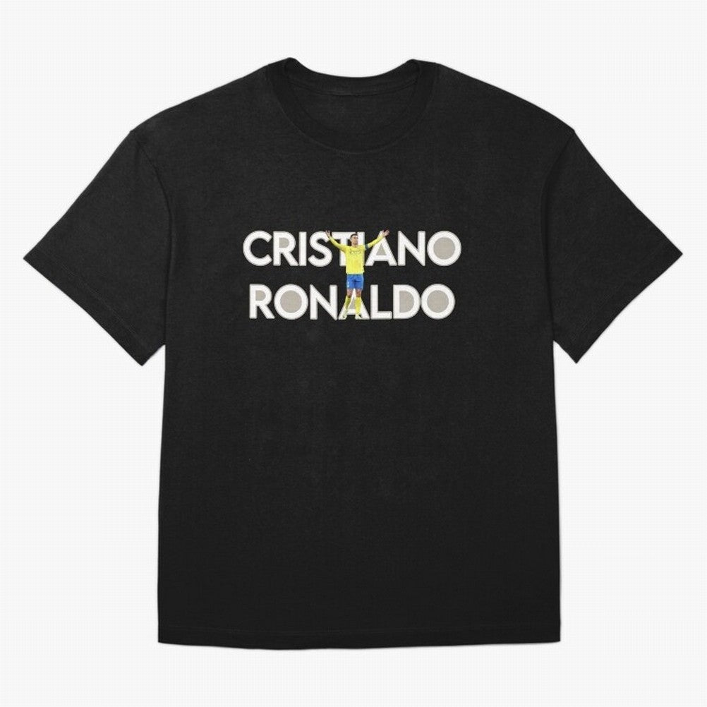 Cristiano Ronaldo Oversized T-Shirt Unlock the FIFA World Cup 2026 Journey through Haaland and Mbappe Highlights, France Pride, Vintage Soccer Flavor, Modern Football Stars, National Flags and Final Night Emotion; Created for Match Day Parties,