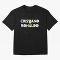 Cristiano Ronaldo Oversized T-Shirt Unlock the FIFA World Cup 2026 Journey through Haaland and Mbappe Highlights, France Pride, Vintage Soccer Flavor, Modern Football Stars, National Flags and Final Night Emotion; Created for Match Day Parties,