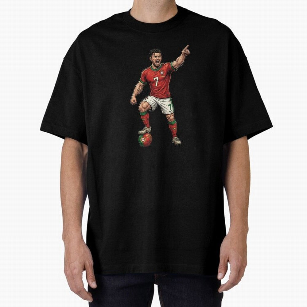 The ultimate soccer player | anime style Oversized T-Shirt Share FIFA World Cup 2026 USA Canada Mexico with Haaland and Mbappe, Argentina Energy, Game Day Rituals, Football Legends, Country Pride and the Road to the Final; Perfect for Fans,