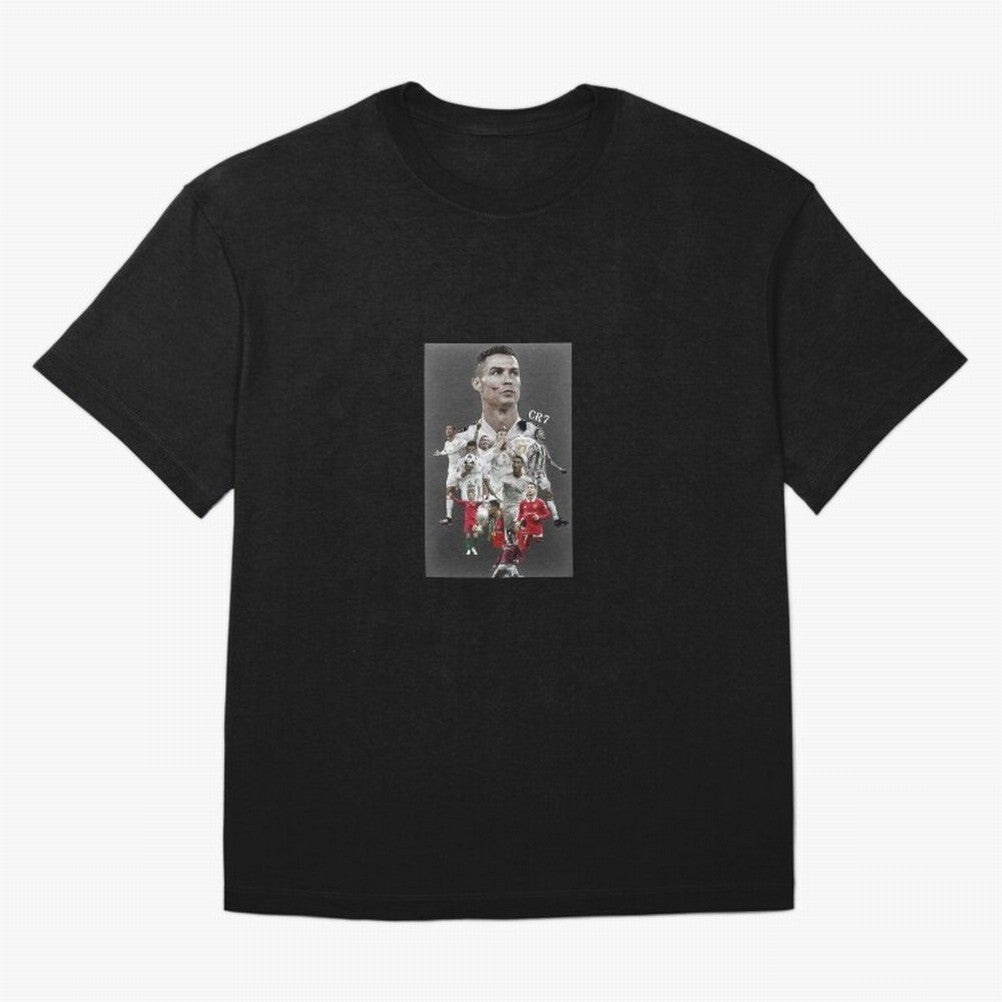 Cristiano Ronaldo Oversized T-Shirt Relive Legendary Nights from the FIFA World Cup 2026 USA Canada Mexico Journey through Haaland and Mbappe Highlights, Portugal, Spain and Germany Pride, Global Supporter Spirit, Legendary Goals, National Colors