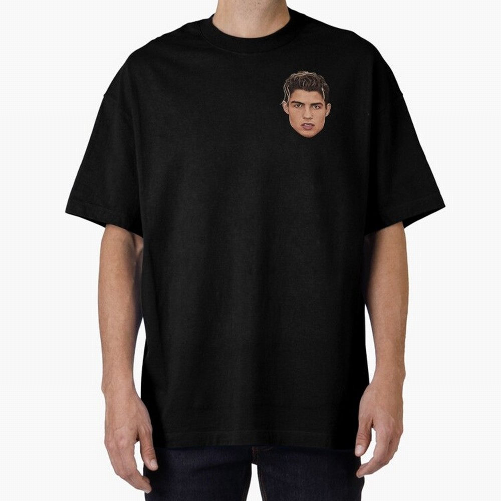 Cristiano Oversized T-Shirt Elevate Global Football Passion for FIFA World Cup 2026 Group Stage, Capturing Messi, CR7 and Mbappe, England, Championship Spirit, Famous Goals, Roaring Crowds and International Football Unity; Perfect for Fans,