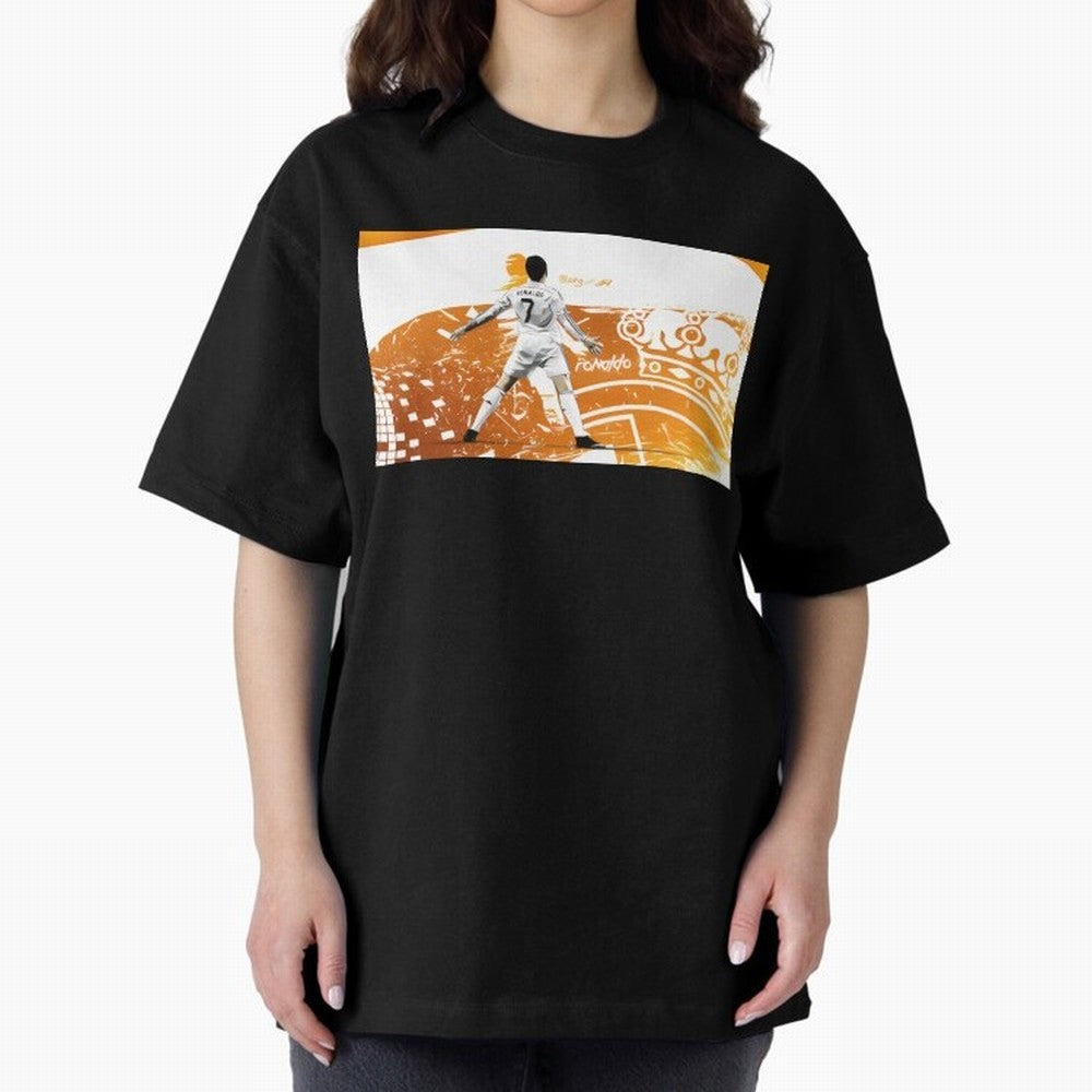 Cristiano Ronaldo Oversized T-Shirt Celebrate Supporters United by FIFA World Cup 2026 Group Stage Built around Cristiano Ronaldo, Argentina, France and Brazil Energy, Match Day Excitement, Supporter Culture, Golden Goals and Global Football