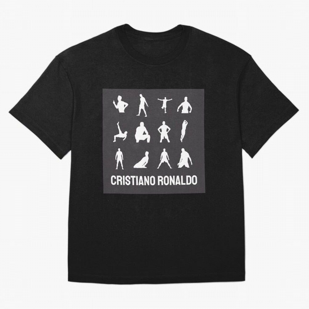 Cristiano Ronaldo Minimalism Silhouette Oversized T-Shirt Celebrate Classic Football Spirit in the FIFA World Cup 2026 Group Stage Journey through Neymar Highlights, Netherlands Pride, Supporter Pride, Iconic Celebrations, Legendary Names and