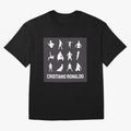 Cristiano Ronaldo Minimalism Silhouette Oversized T-Shirt Celebrate Classic Football Spirit in the FIFA World Cup 2026 Group Stage Journey through Neymar Highlights, Netherlands Pride, Supporter Pride, Iconic Celebrations, Legendary Names and