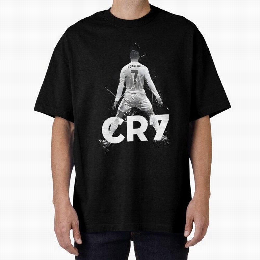 Cr7 Oversized T-Shirt Showcase FIFA World Cup 2026 Group Stage for Fans of Messi, CR7 and Mbappe and France and Portugal, Bringing Fan Favorite Moments, National Team Passion, Big Match Drama and Soccer History; Great for Supporters Who Love