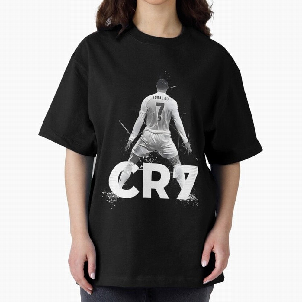Cr7 Oversized T-Shirt Showcase FIFA World Cup 2026 Group Stage for Fans of Messi, CR7 and Mbappe and France and Portugal, Bringing Fan Favorite Moments, National Team Passion, Big Match Drama and Soccer History; Great for Supporters Who Love
