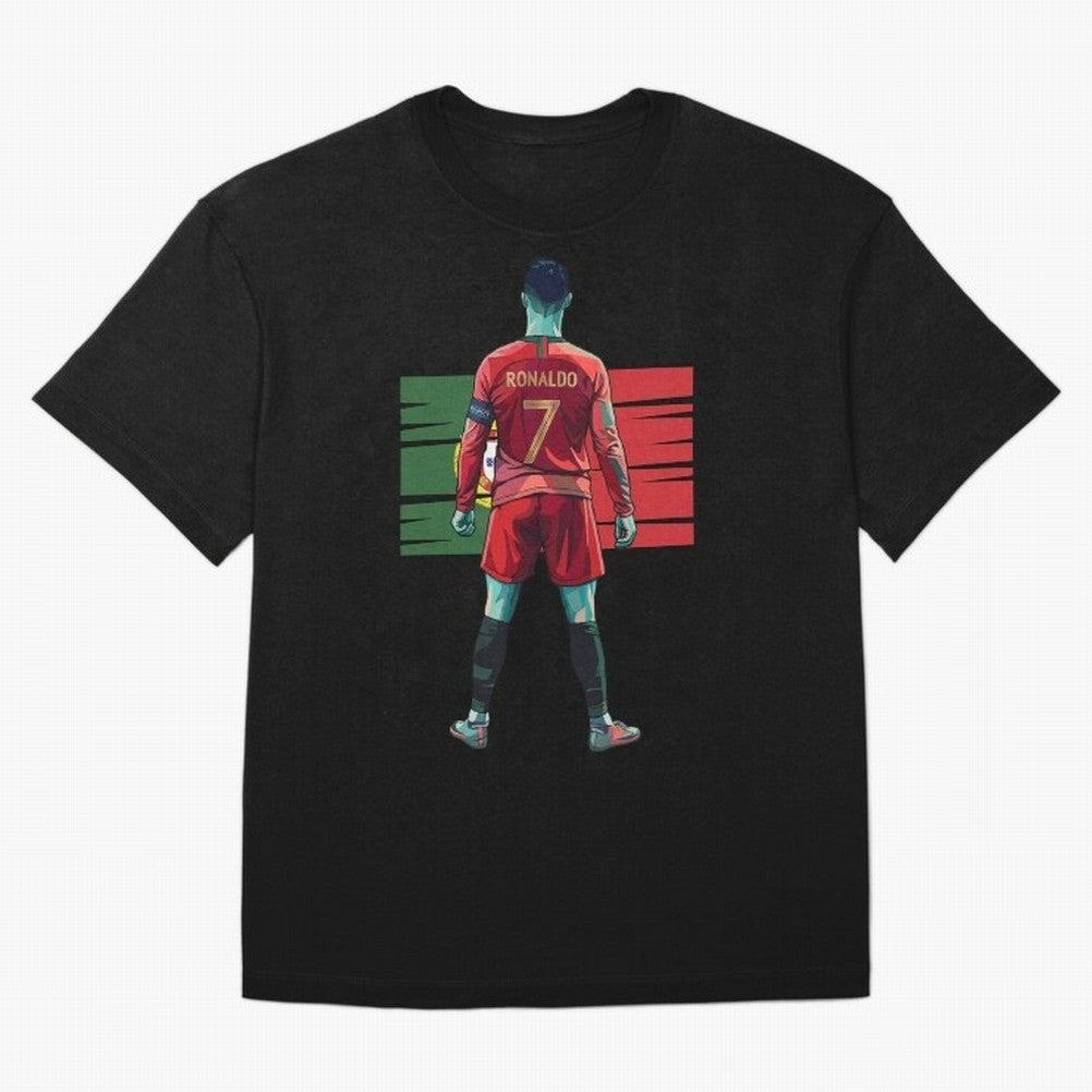 Cristiano Ronaldo Oversized T-Shirt Celebrate Fan Favorites in FIFA World Cup 2026 Spirit, Made for Argentina, France and Brazil, Messi, Game Day Rituals, Football Legends, Country Pride and the Road to the Final; Perfect for Fans, Collectors,