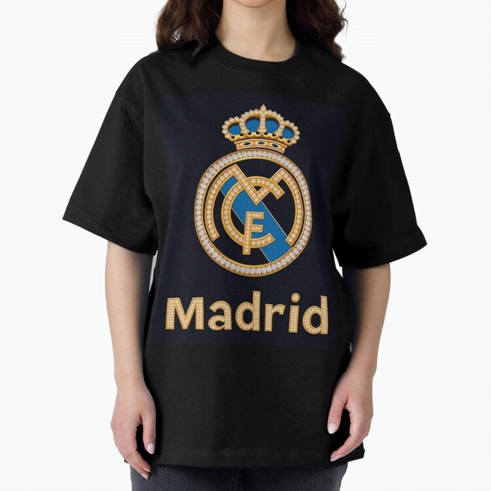 Madrid Oversized T-Shirt Make Memories around FIFA World Cup 2026 Group Stage Filled with CR7 and Messi, England and Germany Energy, Supporter Pride, Iconic Celebrations, Legendary Names and Global Match Day Energy; Made for Die Hard Supporters,