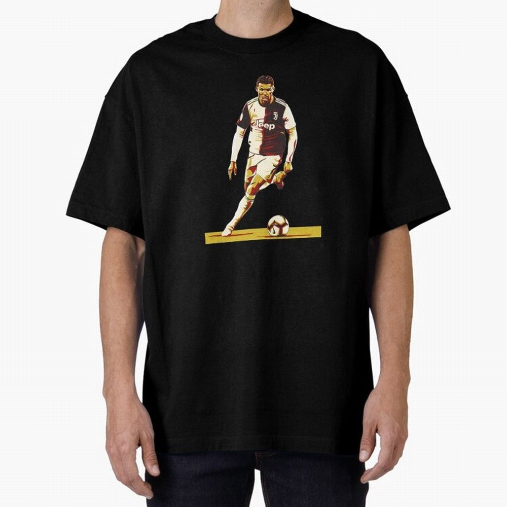Ronaldo Oversized T-Shirt Spotlight Global Football Passion for FIFA World Cup 2026 Group Stage, Centered on Haaland and Mbappe, Spain and Netherlands, Stadium Chants, National Pride, Trophy Dreams and Unforgettable Football Memories; Created for