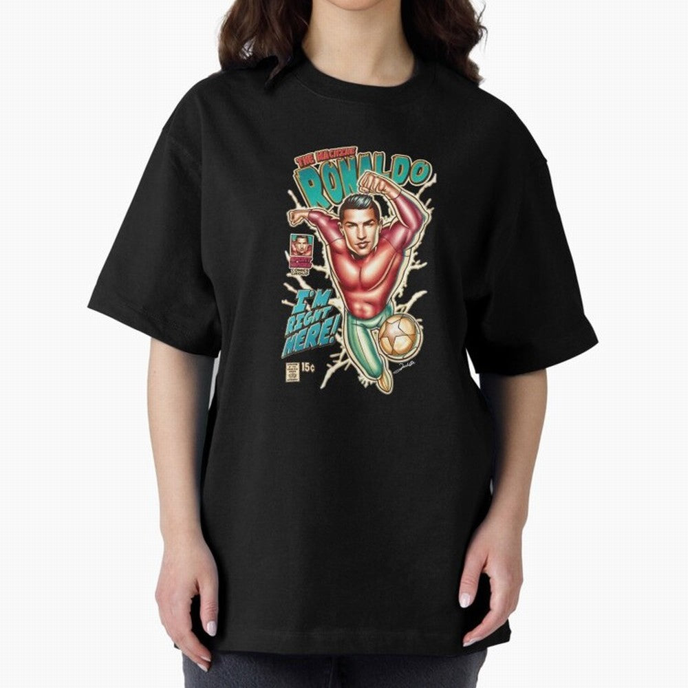 The Machine Ronaldo Oversized T-Shirt Follow the Final Road of FIFA World Cup 2026 Group Stage Driven by Messi, Neymar and Mbappe, England and Germany Energy, Football History, Final Match Energy, Crowd Noise and Once in a Lifetime Moments; Perfect