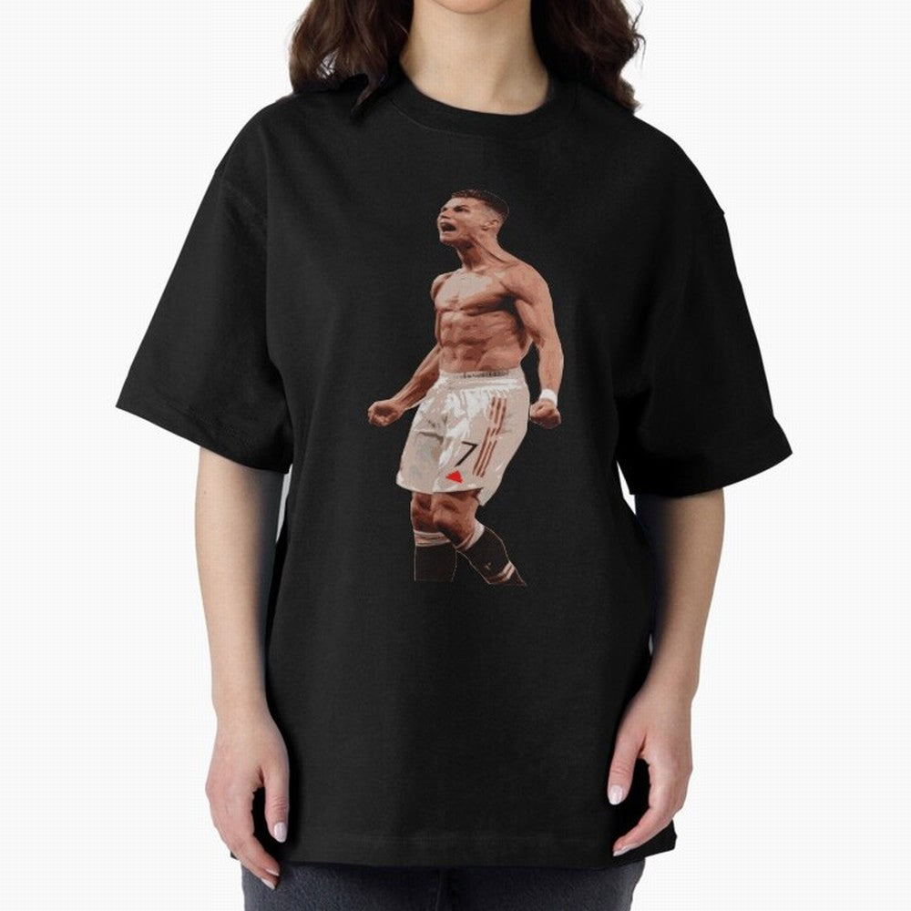 cristiano ronaldo manchester united Oversized T-Shirt Keep Football History Alive during FIFA World Cup 2026 Spirit, Built around France, Messi and Cristiano Ronaldo, Goal Celebration Energy, Supporter Heritage, Football Icons and Worldwide