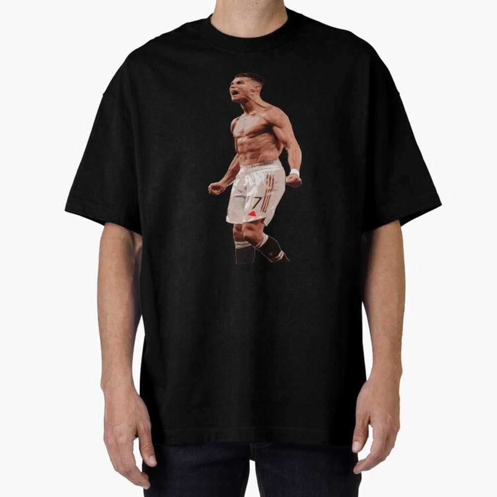 cristiano ronaldo manchester united Oversized T-Shirt Keep Football History Alive during FIFA World Cup 2026 Spirit, Built around France, Messi and Cristiano Ronaldo, Goal Celebration Energy, Supporter Heritage, Football Icons and Worldwide