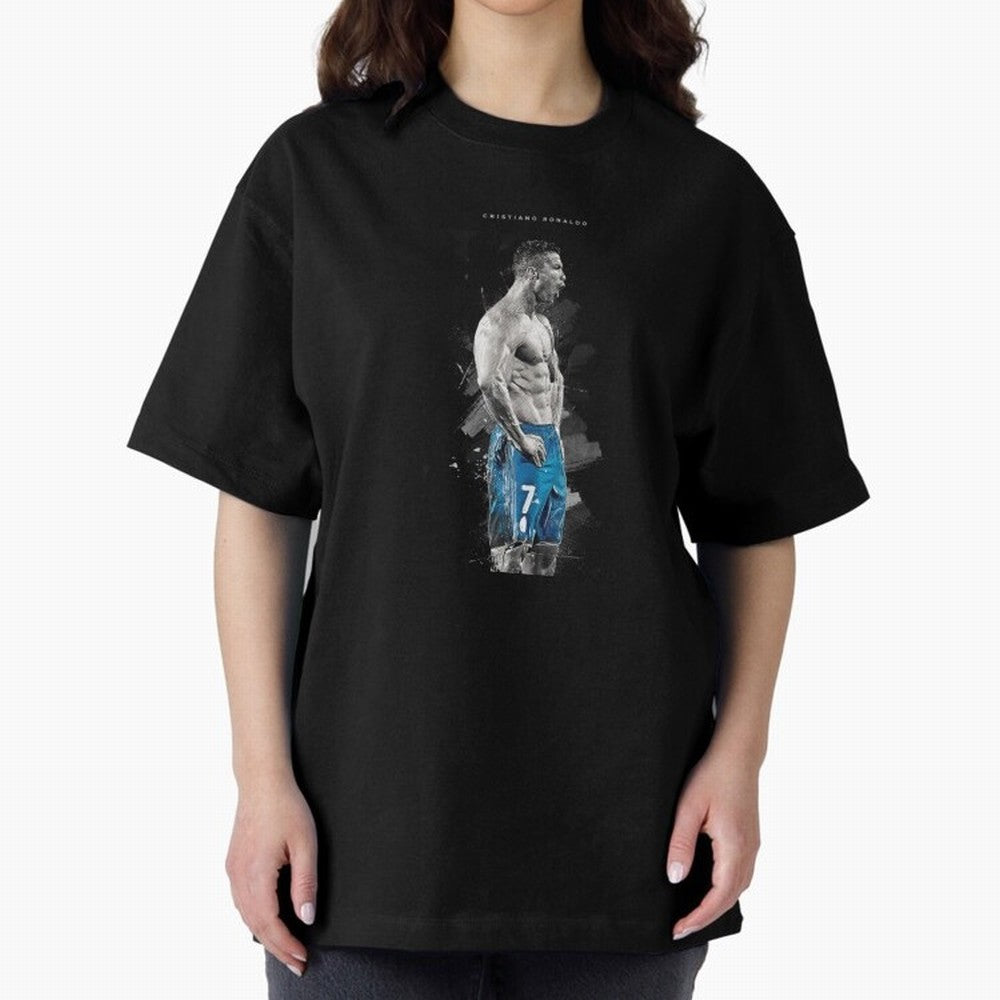 Cristiano Ronaldo Oversized T-Shirt Carry the Dream of Global Football Passion for FIFA World Cup 2026 Group Stage, Celebrating CR7 and Messi, France and Portugal, Global Supporter Spirit, Legendary Goals, National Colors and Tournament