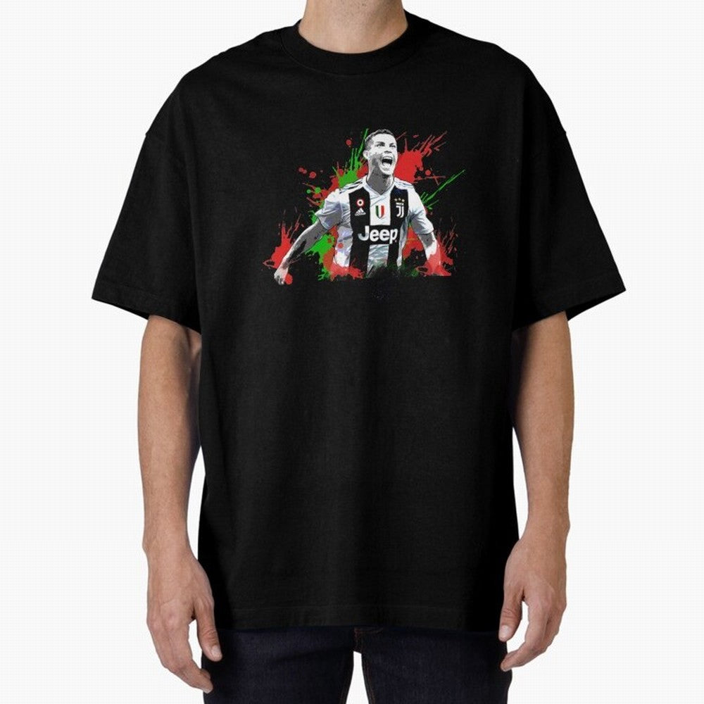 Cristiano Ronaldo Oversized T-Shirt Turn Up for Global Football Passion for FIFA World Cup 2026 Group Stage, Built around Messi, Neymar and Mbappe, Brazil, Portugal and Argentina, Stadium Memories, Football Loyalty, International Chants and