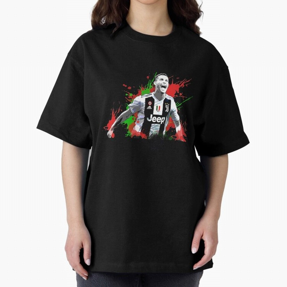 Cristiano Ronaldo Oversized T-Shirt Turn Up for Global Football Passion for FIFA World Cup 2026 Group Stage, Built around Messi, Neymar and Mbappe, Brazil, Portugal and Argentina, Stadium Memories, Football Loyalty, International Chants and
