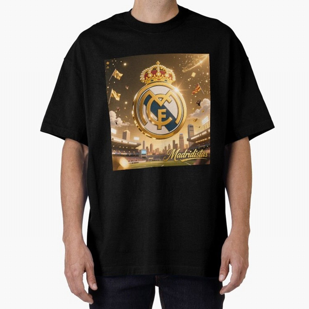 Madridistas Oversized T-Shirt Celebrate the Stars of the FIFA World Cup 2026 USA Canada Mexico Journey through Cristiano Ronaldo Highlights, Argentina and Brazil Pride, Tournament Hype, Historic Matchups, Family Viewing Parties and Global Sports