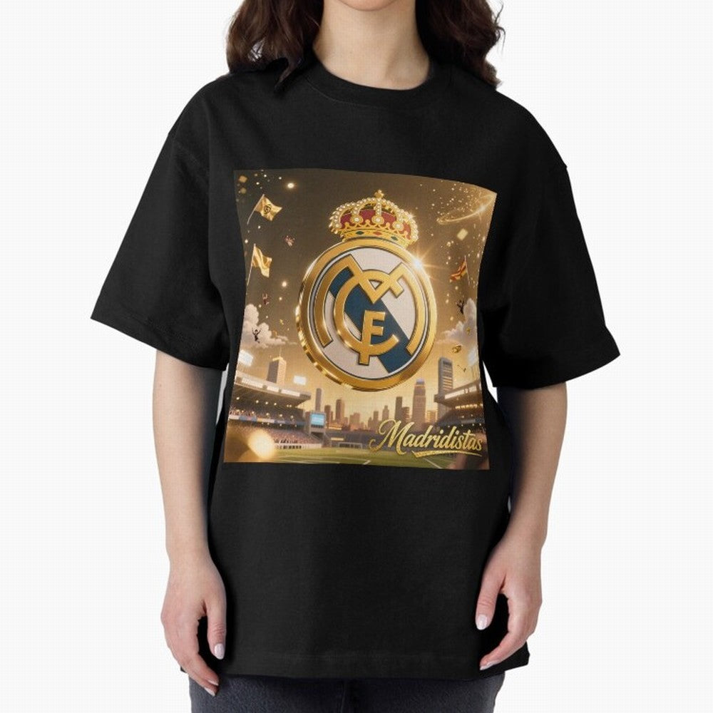 Madridistas Oversized T-Shirt Celebrate the Stars of the FIFA World Cup 2026 USA Canada Mexico Journey through Cristiano Ronaldo Highlights, Argentina and Brazil Pride, Tournament Hype, Historic Matchups, Family Viewing Parties and Global Sports