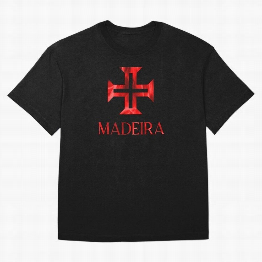 Madeira flames Oversized T-Shirt Carry National Pride through the FIFA World Cup 2026 Journey through Haaland Highlights, England Pride, Retro Football Energy, Iconic Rivalries, Trophy Chase Drama and Stadium Atmosphere; Perfect for Supporters Who