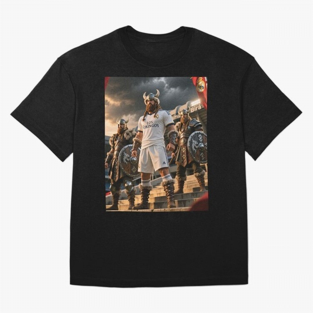 Los Vikingos del Bernab¨¦u Oversized T-Shirt Bring Champion Energy into FIFA World Cup 2026 Group Stage Spirit, Centered on Netherlands, Mbappe, Classic Soccer Heritage, Championship Pressure, Fan Loyalty and International Pride; Perfect for Fans,
