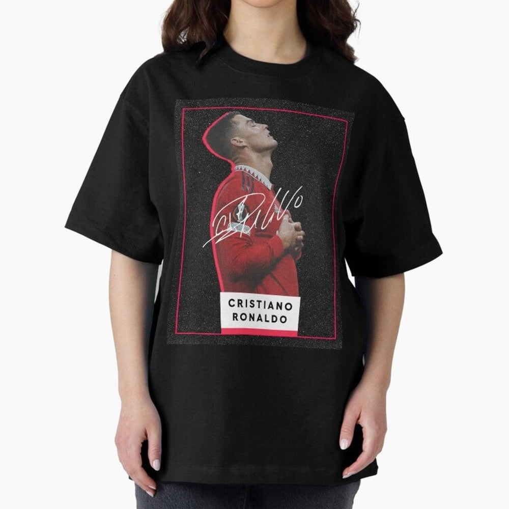 New Celebration Ronaldo Oversized T-Shirt Step into Match Day Hype around FIFA World Cup 2026, Cristiano Ronaldo, France and Portugal, Tournament Hype, Historic Matchups, Family Viewing Parties and Global Sports Pride; Made for Collectors Who Enjoy