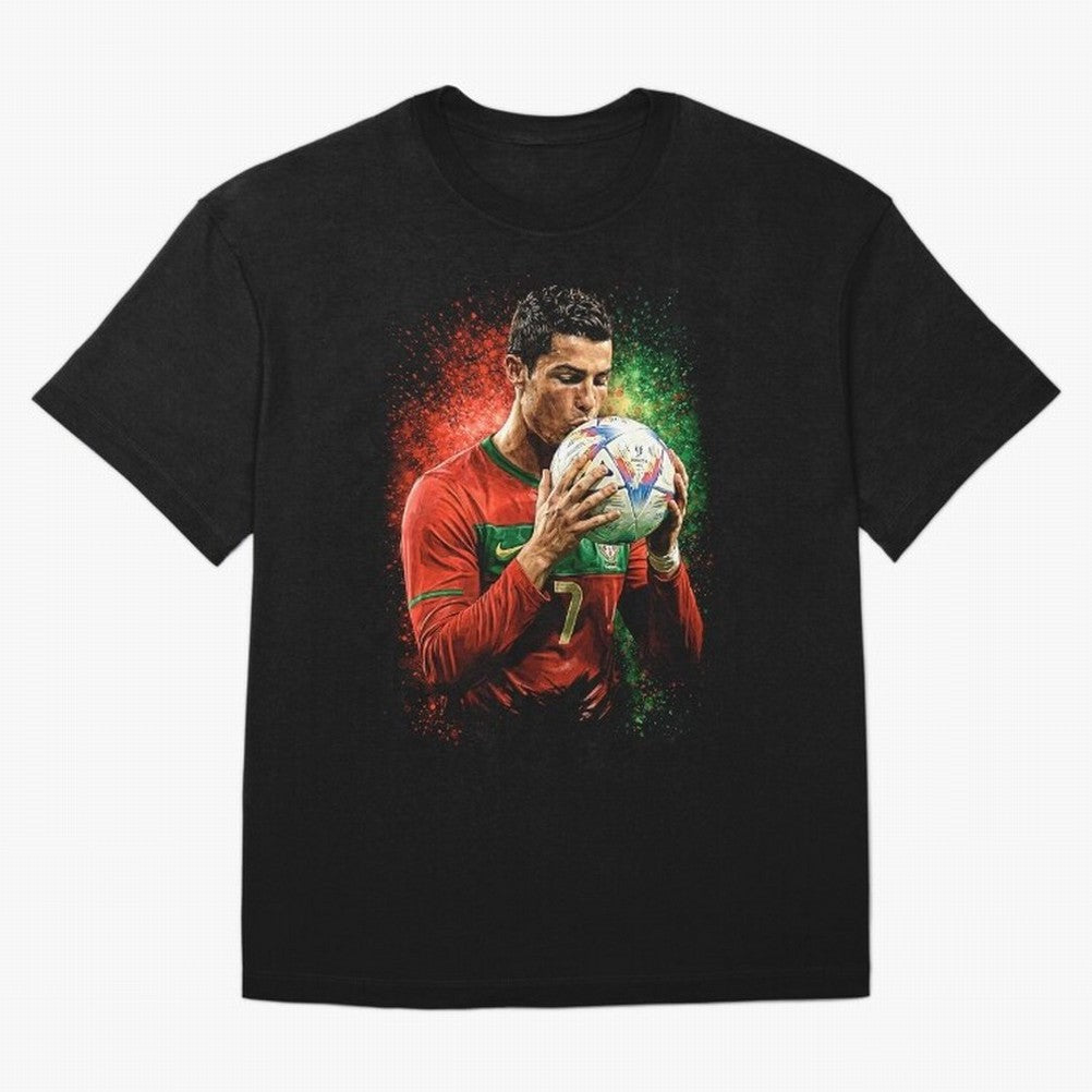 Cristiano Ronaldo Football Legend Oversized T-Shirt Back Your Heroes with FIFA World Cup 2026 Inspired by Messi and Cristiano Ronaldo, Netherlands Energy, Match Day Excitement, Supporter Culture, Golden Goals and Global Football Passion; Perfect