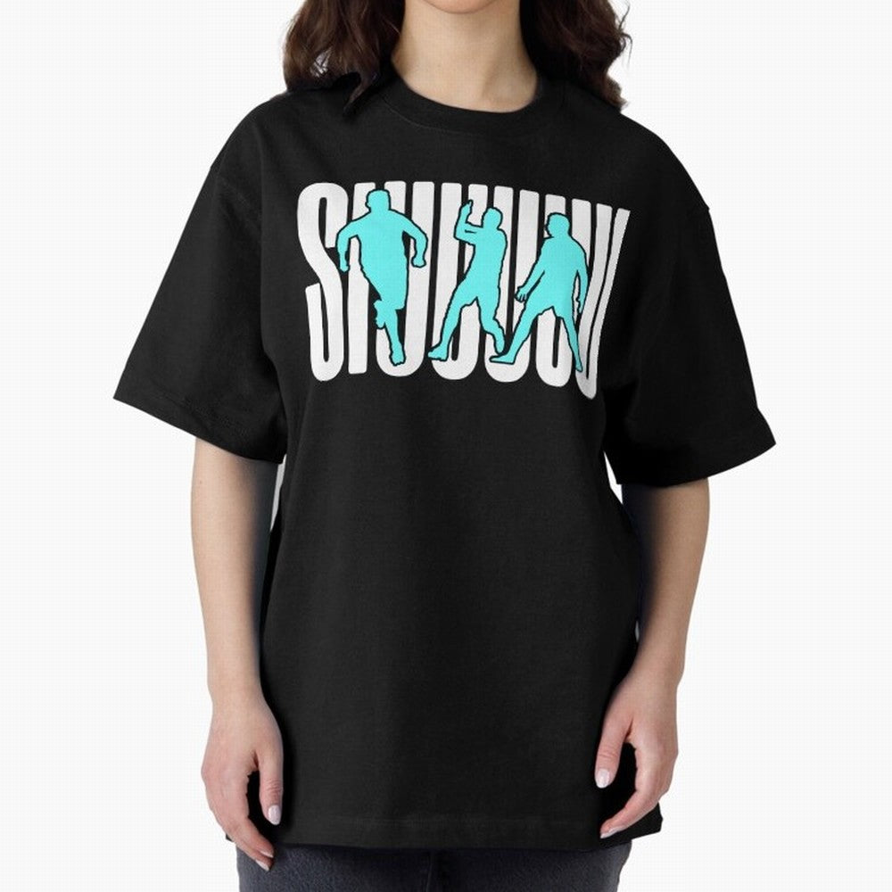 Siuuu Cristiano ronaldo suiii goal Oversized T-Shirt Wear the Spirit of FIFA World Cup 2026 Spirit, Celebrating Portugal, Spain and Germany, Cristiano Ronaldo, Haaland and CR7, Tournament Hype, Historic Matchups, Family Viewing Parties and Global