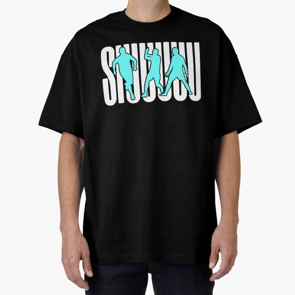 Siuuu Cristiano ronaldo suiii goal Oversized T-Shirt Wear the Spirit of FIFA World Cup 2026 Spirit, Celebrating Portugal, Spain and Germany, Cristiano Ronaldo, Haaland and CR7, Tournament Hype, Historic Matchups, Family Viewing Parties and Global