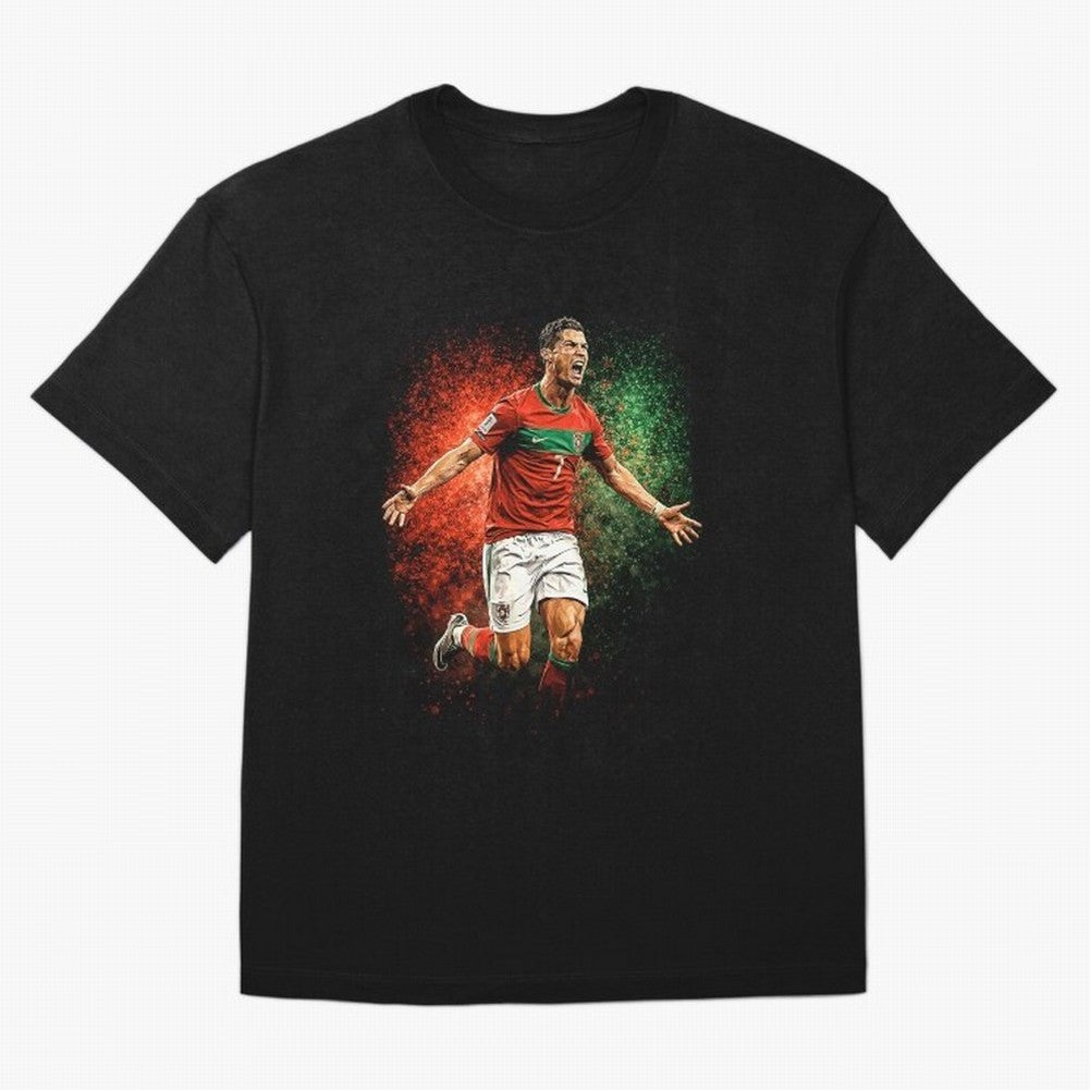 Cristiano Ronaldo Football Legend Oversized T-Shirt Enjoy the Biggest Football Party of FIFA World Cup 2026 for Fans of Messi and Cristiano Ronaldo and Netherlands, Bringing Football Passion, Legendary Performances, Festival Vibes and Supporter
