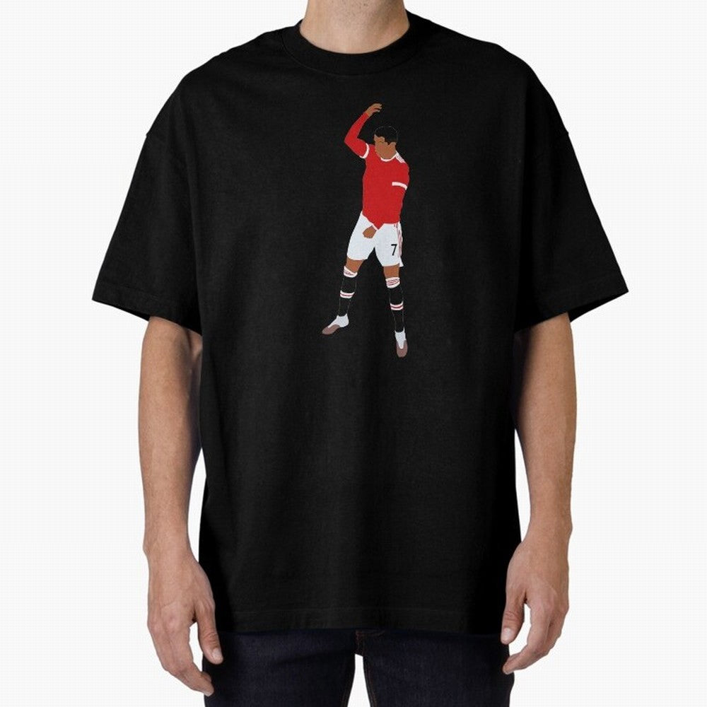 Cristiano Ronaldo Oversized T-Shirt Join the Global Buzz around Match Day Hype around FIFA World Cup 2026 Group Stage, Messi and Cristiano Ronaldo, Portugal, Champion Mindset, Group Stage Buzz, Knockout Tension and Passionate Fan Culture; Made for