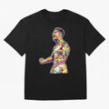 Cr7 Pop Art Oversized T-Shirt Remember Iconic Moments from FIFA World Cup 2026 for Fans of Haaland and Mbappe and Argentina and Brazil, Bringing Championship Spirit, Famous Goals, Roaring Crowds and International Football Unity; Made for Collectors