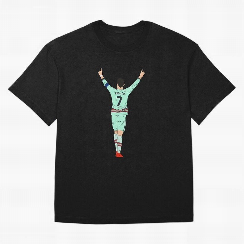 Cristiano Ronaldo Cristiano Ronaldo o Oversized T-Shirt Carry National Pride through Global Football Passion for FIFA World Cup 2026, Centered on Cristiano Ronaldo, Haaland and CR7, Spain and Netherlands, Stadium Memories, Football Loyalty,