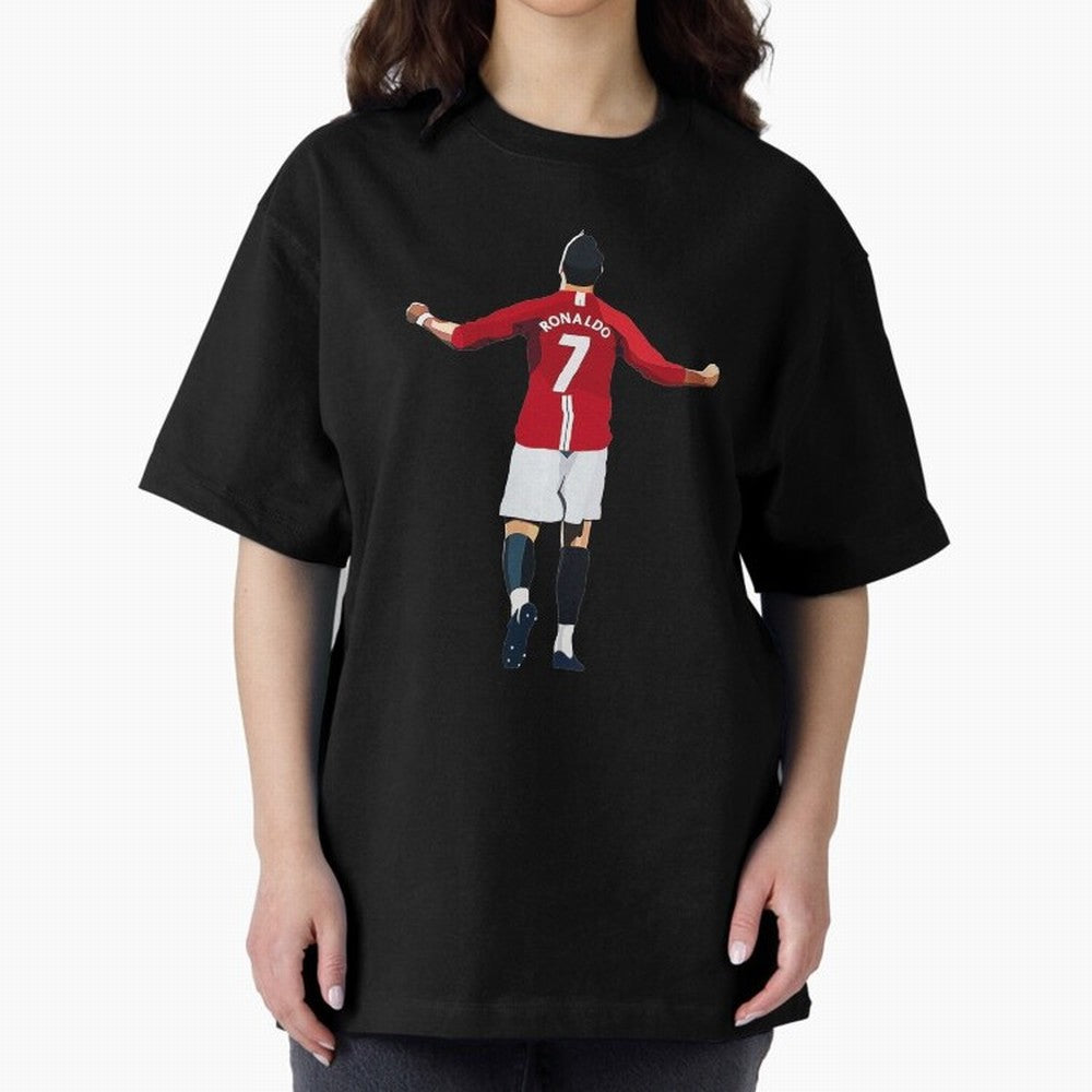 Cristiano Ronaldo Oversized T-Shirt Relive the Noise and Pride of FIFA World Cup 2026 Group Stage for Fans of Messi, Neymar and Mbappe and England, France and Netherlands, Bringing Worldwide Fan Energy, Dramatic Goals, Stadium Lights and