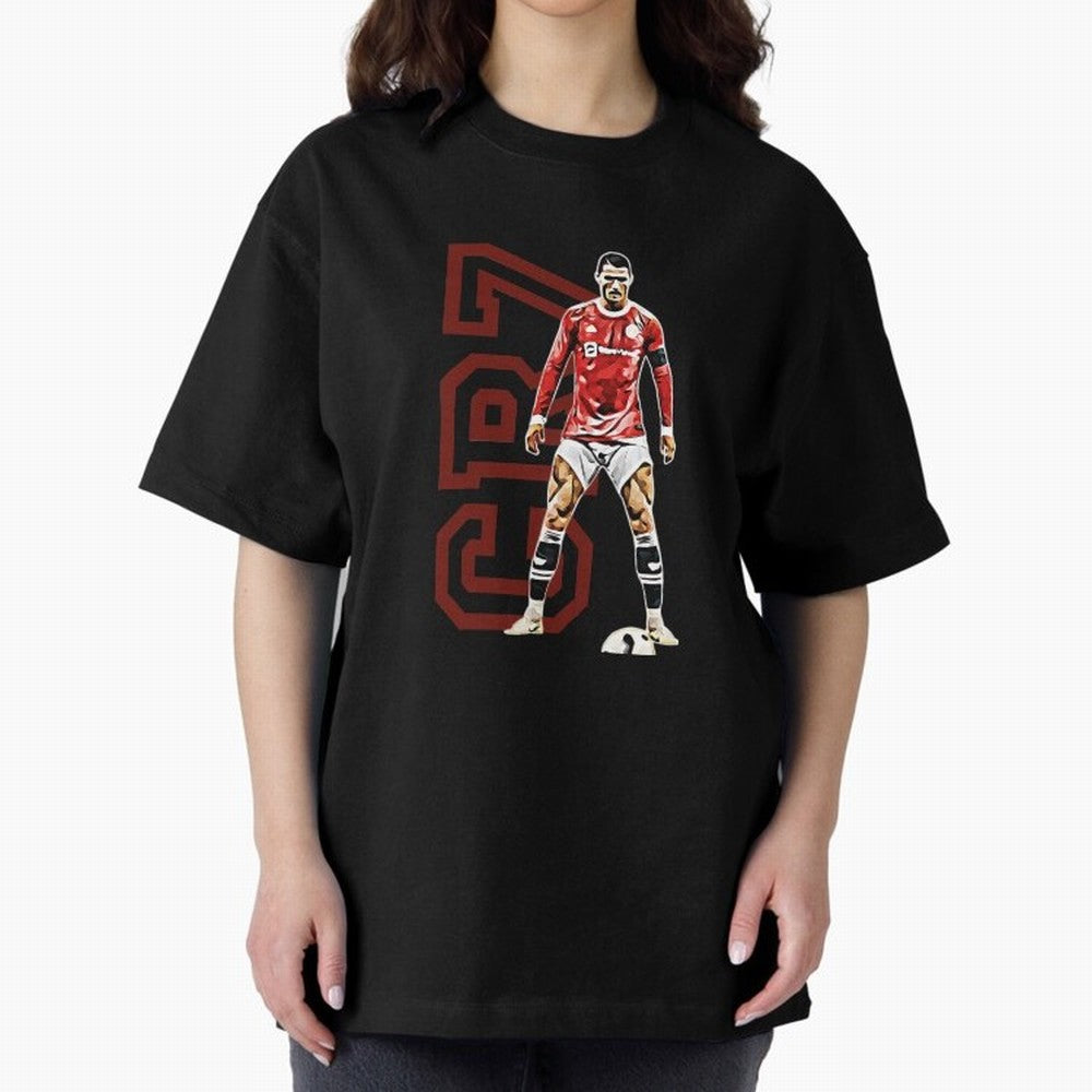 Cr7 Oversized T-Shirt Carry FIFA World Cup 2026 USA Canada Mexico Filled with Cristiano Ronaldo, Germany Energy, Tournament Hype, Historic Matchups, Family Viewing Parties and Global Sports Pride; Made for Collectors Who Enjoy Iconic Players,