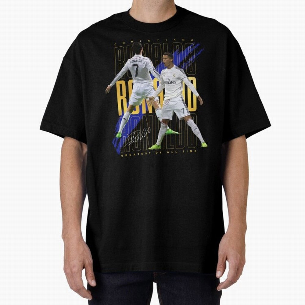 Cristiano Ronaldo Suuiii! Greatest Of All Time Oversized T-Shirt Bring Bold Fan Energy to Match Day Hype around FIFA World Cup 2026 Group Stage, Messi, Netherlands, Global Supporter Spirit, Legendary Goals, National Colors and Tournament