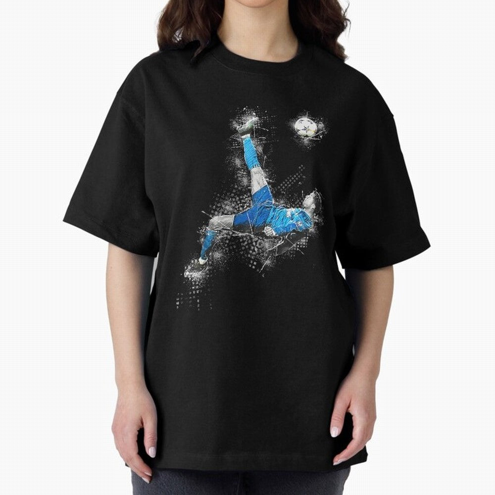 Cristiano Ronaldo Oversized T-Shirt Honor the Beautiful Game during FIFA World Cup 2026 for Fans of Messi, CR7 and Mbappe and Germany, Bringing Stadium Chants, National Pride, Trophy Dreams and Unforgettable Football Memories; Ideal for Football