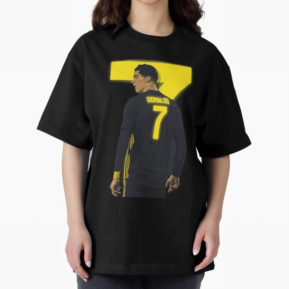 CR7 cristiano ronaldo logo Oversized T-Shirt Celebrate Every Goal in FIFA World Cup 2026 Capturing Mbappe, Portugal, Spain and Germany Energy, Soccer Culture, Superstar Moments, National Team Dreams and Competitive Fire; Perfect for People Who Love