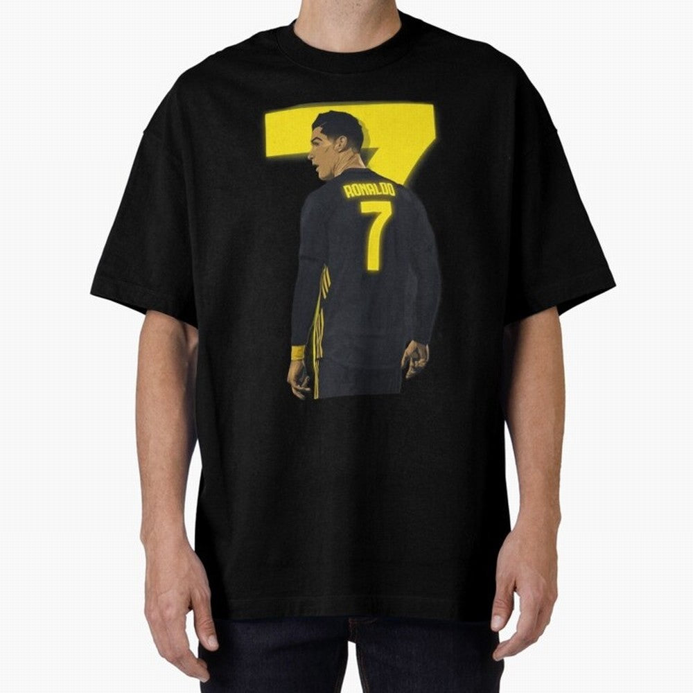 CR7 cristiano ronaldo logo Oversized T-Shirt Celebrate Every Goal in FIFA World Cup 2026 Capturing Mbappe, Portugal, Spain and Germany Energy, Soccer Culture, Superstar Moments, National Team Dreams and Competitive Fire; Perfect for People Who Love