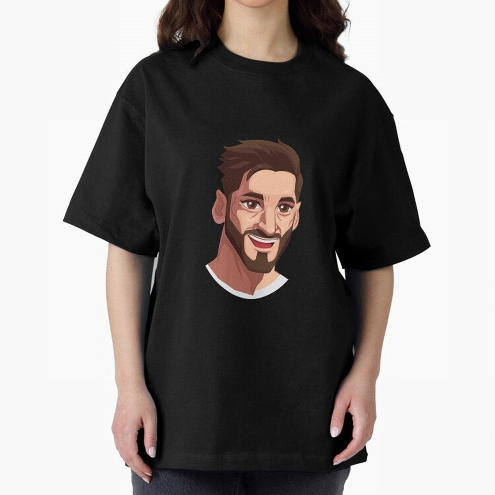 Cristiano Ronaldo Vetor Art Graphics Design Oversized T-Shirt Upgrade Match Day Hype around FIFA World Cup 2026, CR7, Argentina, France and Brazil, Stadium Memories, Football Loyalty, International Chants and Championship Tradition; Ideal for Fans