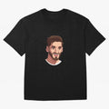 Cristiano Ronaldo Vetor Art Graphics Design Oversized T-Shirt Upgrade Match Day Hype around FIFA World Cup 2026, CR7, Argentina, France and Brazil, Stadium Memories, Football Loyalty, International Chants and Championship Tradition; Ideal for Fans