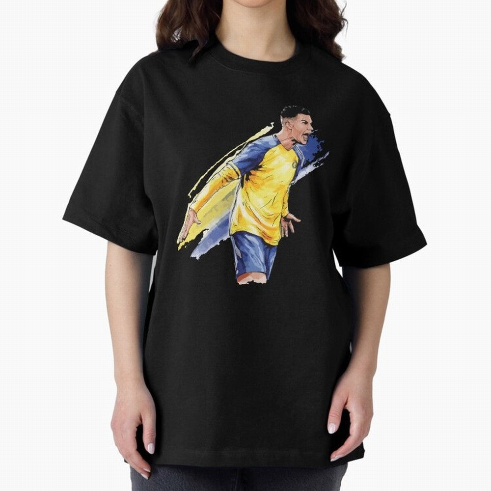 Ronaldo Al-Nassr 2022 Oversized T-Shirt Step into Global Football Passion for FIFA World Cup 2026 USA Canada Mexico, Filled with Neymar, Haaland and Cristiano Ronaldo, Netherlands, Match Day Excitement, Supporter Culture, Golden Goals and Global