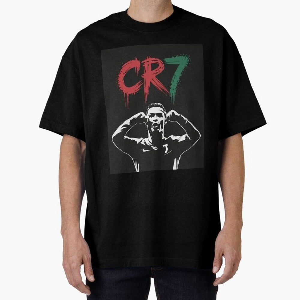 Cristiano Ronaldo CR7 T-shirt Design Oversized T-Shirt Celebrate Soccer Greatness during FIFA World Cup 2026 Group Stage Spirit, Built around Netherlands, Haaland, Classic Soccer Heritage, Championship Pressure, Fan Loyalty and International Pride;