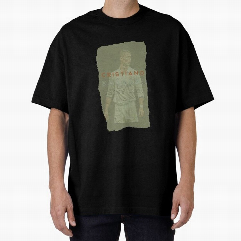 Classic Cristiano Ronaldo Oversized T-Shirt Keep the Legacy of FIFA World Cup 2026 Spirit, Celebrating Brazil, Neymar, Stadium Memories, Football Loyalty, International Chants and Championship Tradition; Perfect for Supporters Who Want Bold