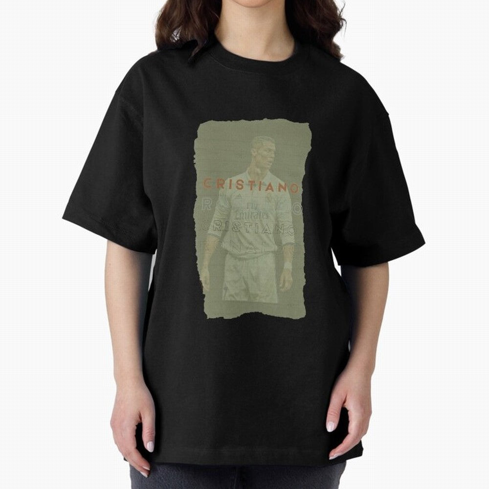 Classic Cristiano Ronaldo Oversized T-Shirt Keep the Legacy of FIFA World Cup 2026 Spirit, Celebrating Brazil, Neymar, Stadium Memories, Football Loyalty, International Chants and Championship Tradition; Perfect for Supporters Who Want Bold