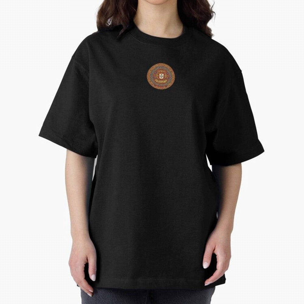 Portugal ¡ª The Navigators¡¯ Crimson Cross Oversized T-Shirt Share the Excitement of Match Day Hype around FIFA World Cup 2026, CR7 and Messi, Portugal, Spain and Germany, Vintage Soccer Flavor, Modern Football Stars, National Flags and Final Night