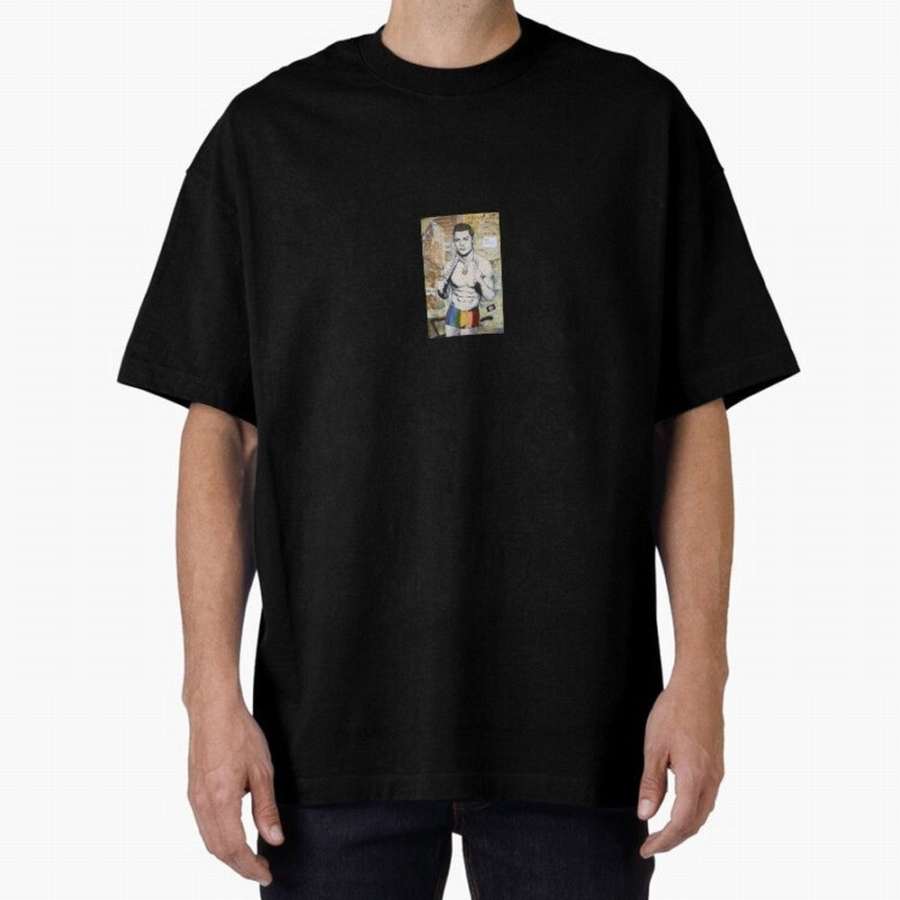 Cristiano Ronaldo LGBT graffiti Oversized T-Shirt Celebrate the Stars of FIFA World Cup 2026 Spirit, Built around Spain and Netherlands, Mbappe, Sports Nostalgia, International Competition, Famous Players and Unforgettable Victories; Great for