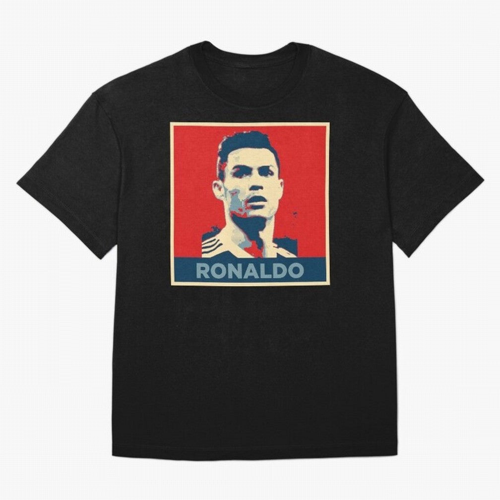 Cristiano Ronaldo Obama Style Oversized T-Shirt Bring Home FIFA World Cup 2026 USA Canada Mexico Celebrating Messi, CR7 and Mbappe, Netherlands Energy, Championship Spirit, Famous Goals, Roaring Crowds and International Football Unity; Built for